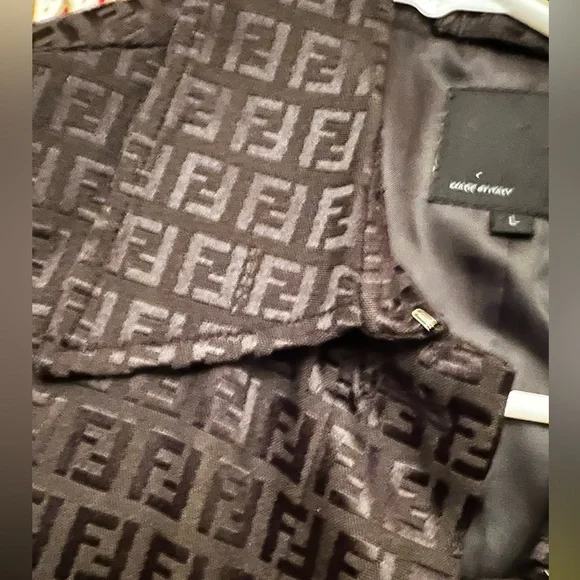 Fendi Black Monogram Jacket